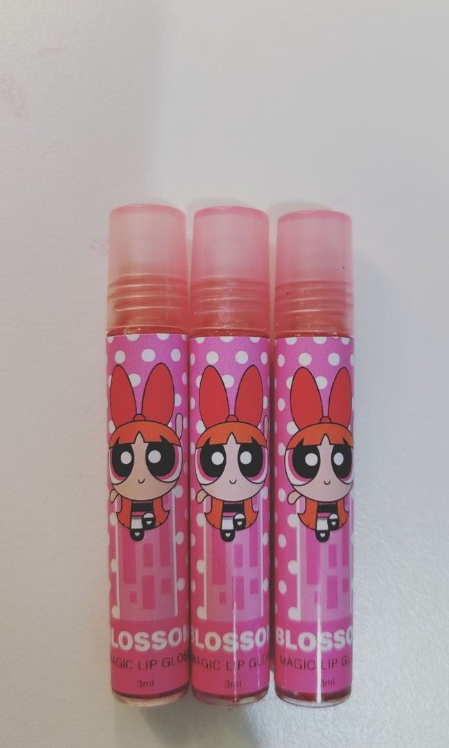 Powerpuff Girls - Magic Lip Gloss (Category: Makeup) located in Muntinlupa City. Submitted by declutterqueeeeen (Listing ID 1205038008, Image 3). Description: 3 for 150 pesos.