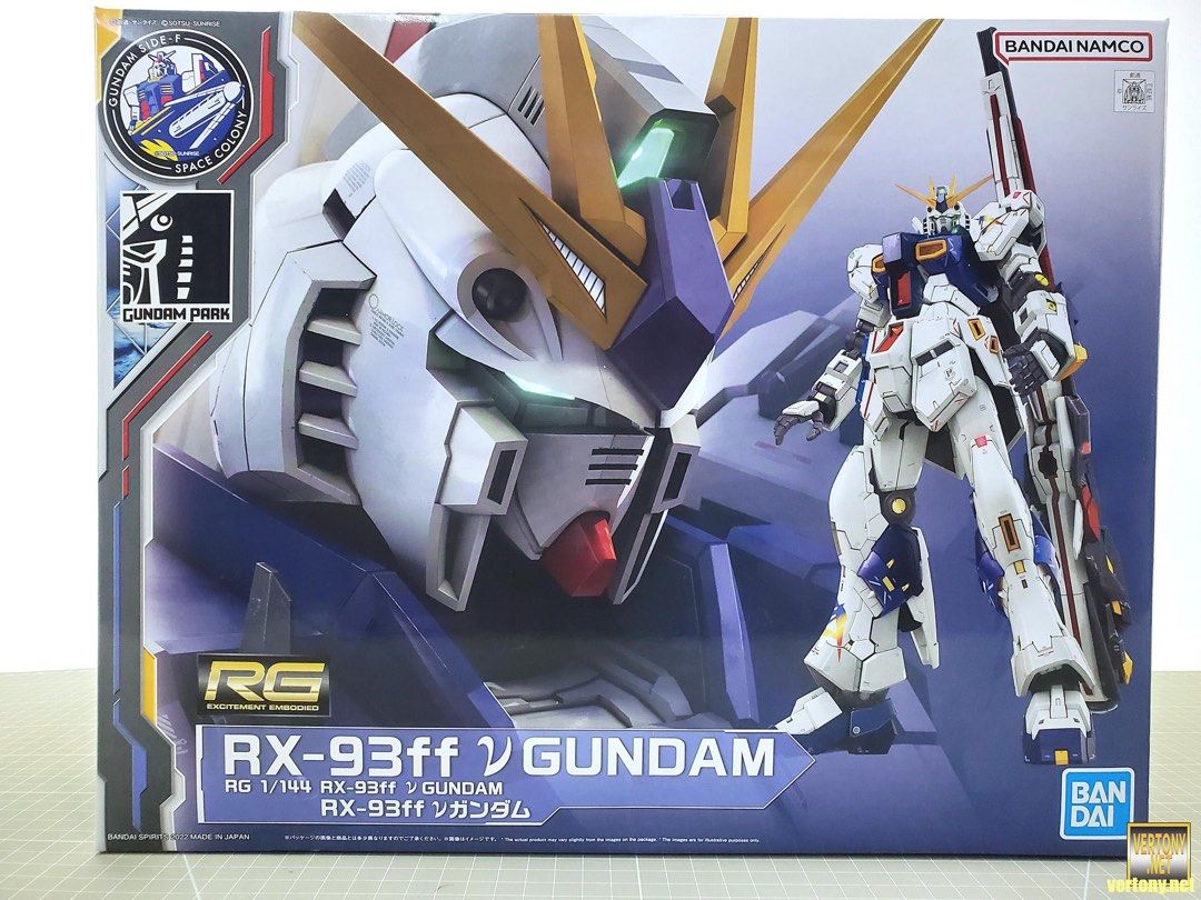 Premium Bandai 福岡限定RG RX-93ff nu GUNDAM 1/144, 興趣及遊戲