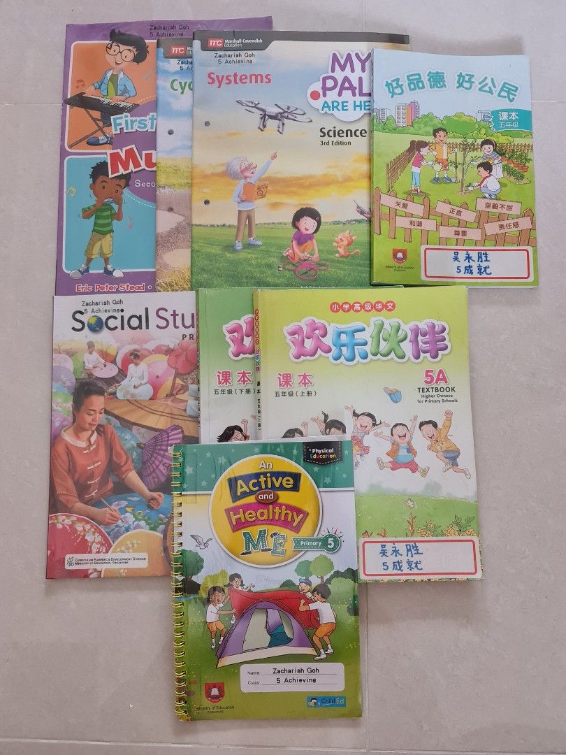 Primary 5 Textbooks, Hobbies & Toys, Books & Magazines, Textbooks on ...