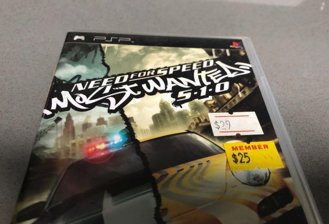 PSP Need for Speed Most Wanted UMD, Video Gaming, Video Games ...
