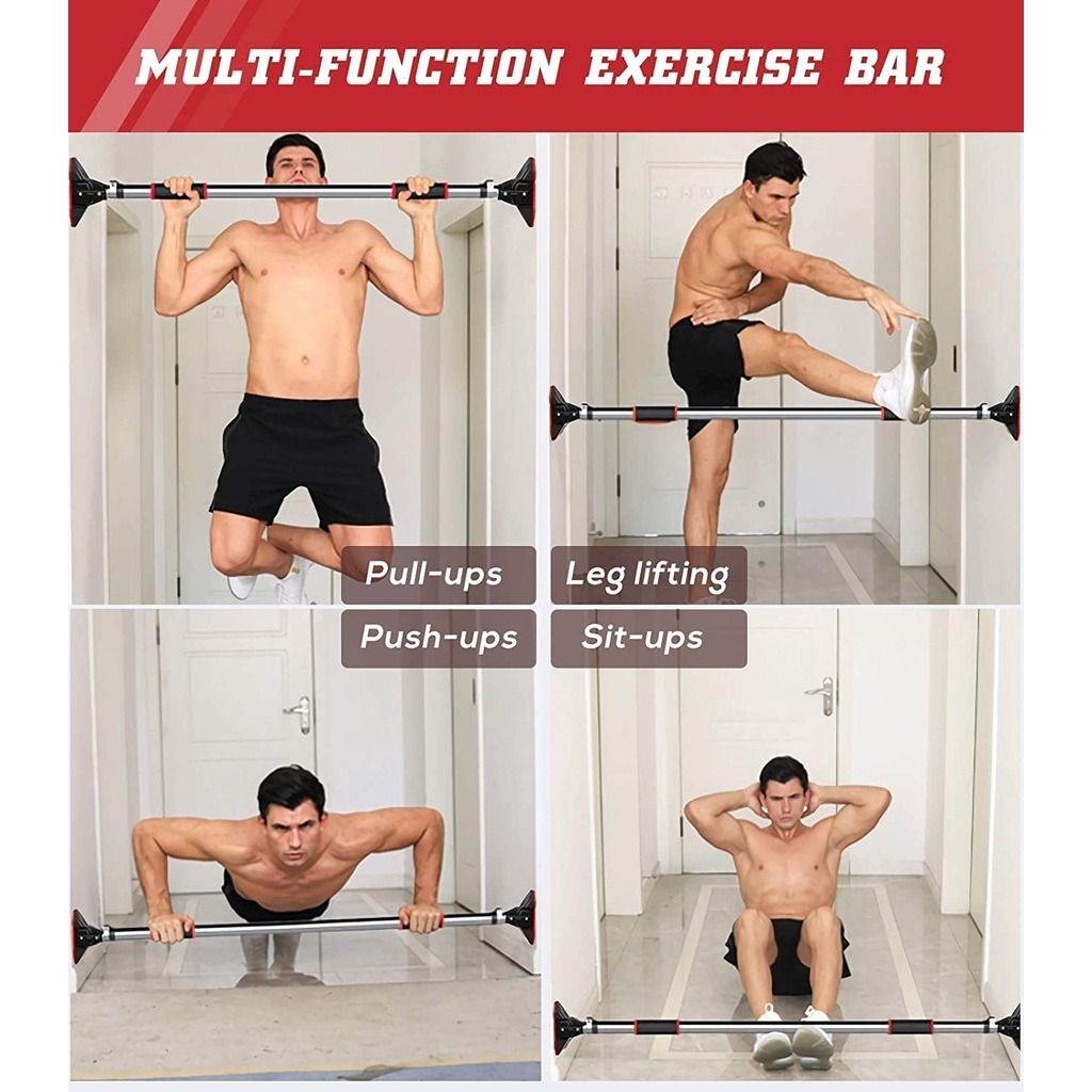 Horizontal Bars, Adjustable Pull Up Training Bar Chin Pull Up Training Bar  Sport Fitness Sit-Ups Device