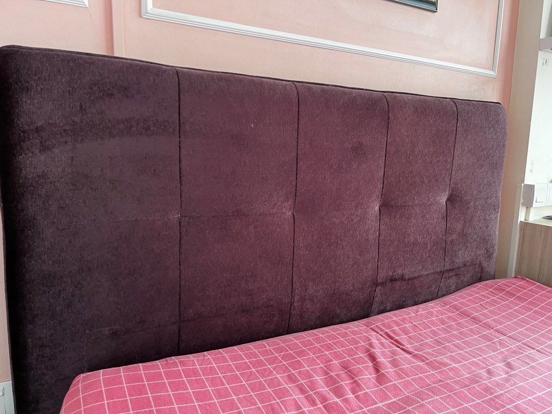 Queen Sized Storage Bed Frame with Mattress, Furniture & Home Living