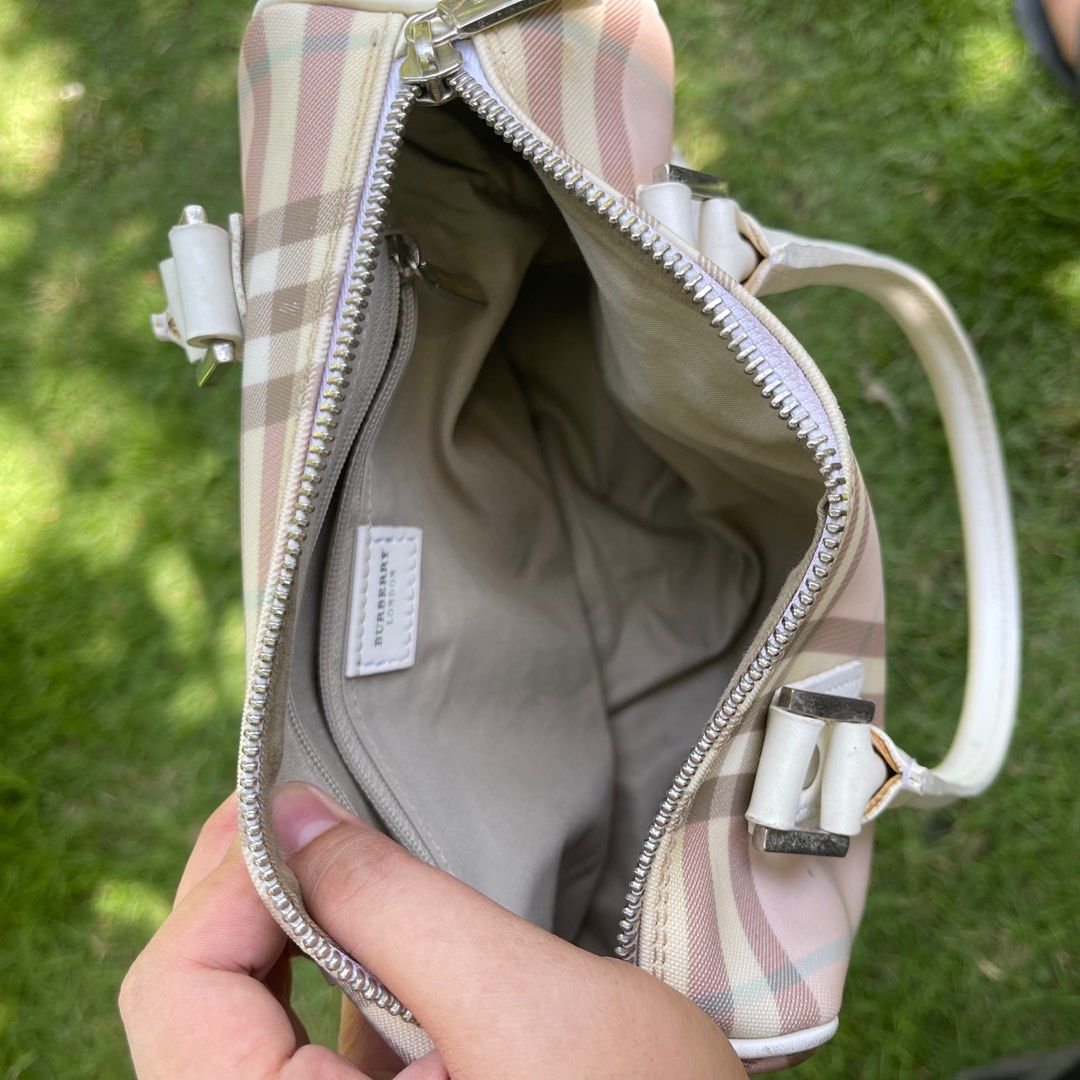 Burberry, Bags, Vintage Burberry Pink Nova Speedy