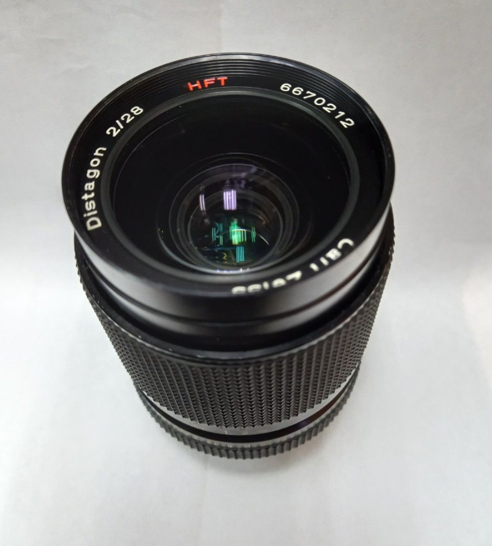 Carl Zeiss Rollei Distagon 50 mm f 4 HFT pour Rolleiflex SLX/6000 série Carl Zeiss Rollei Distagon 50 mm f 4 HFT pour Rolleiflex SLX/6000 série