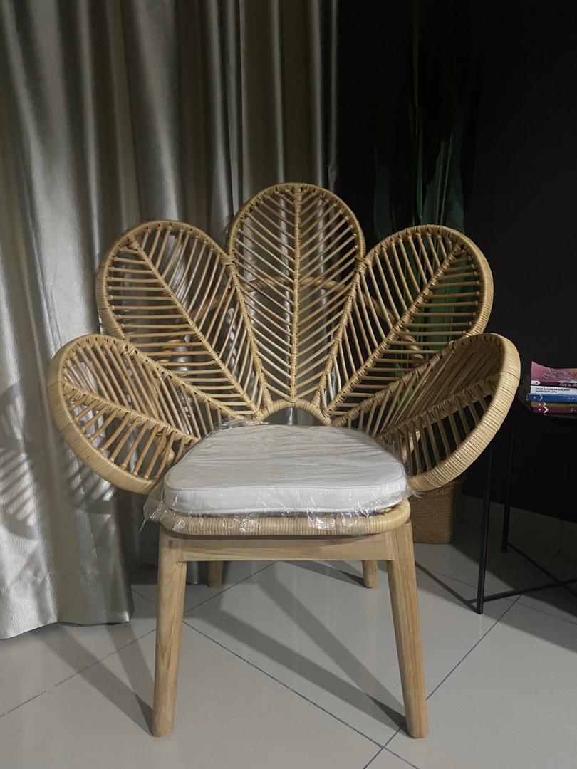 Flower new arrivals chair rattan