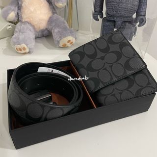Coach Belt+Wallet Gift Set