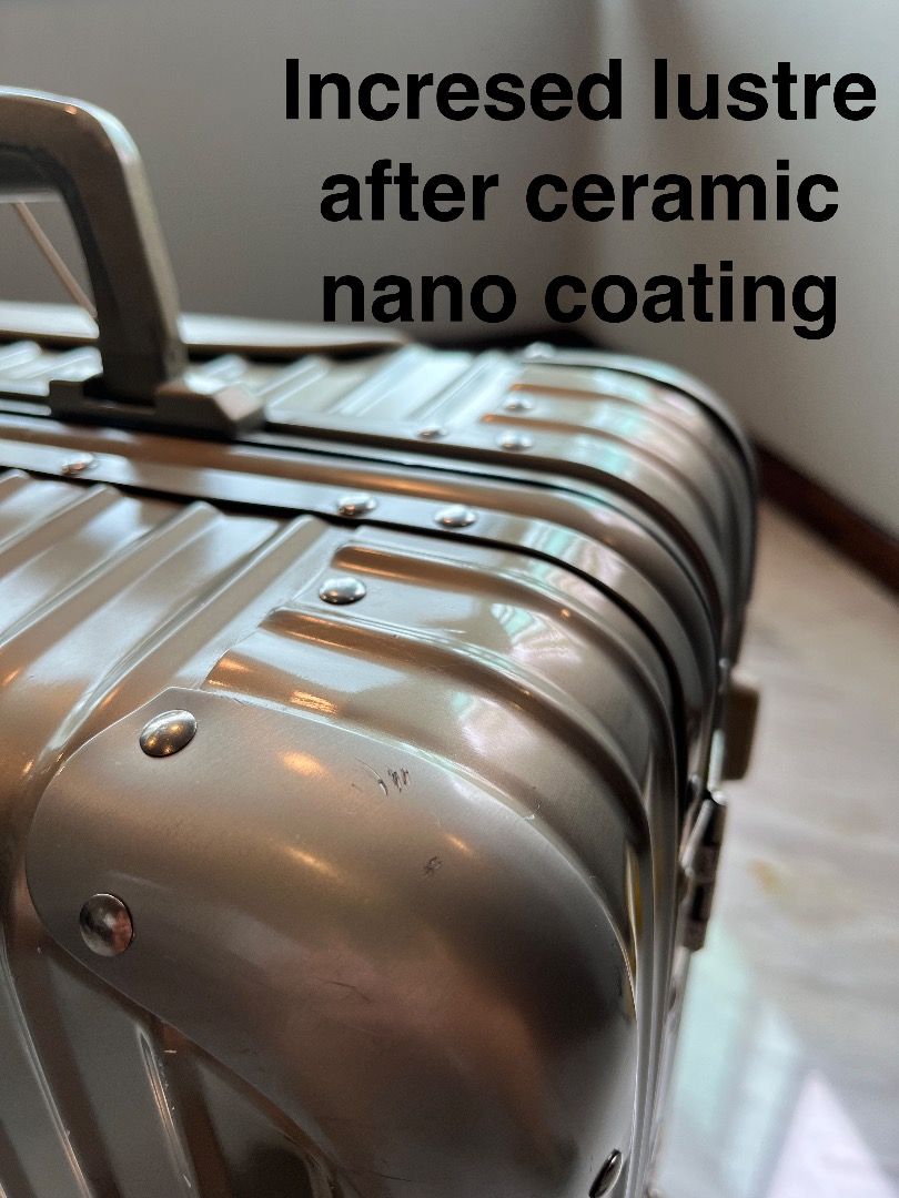RIMOWA REPAIR RESTORE & CLEAN. NANO CERAMIC COATING. WHEEL REPLACEMENT
