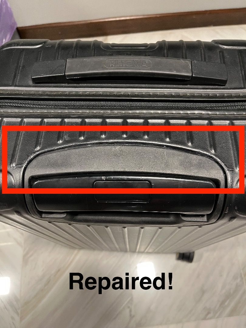 RIMOWA REPAIR RESTORE & CLEAN. NANO CERAMIC COATING. WHEEL REPLACEMENT