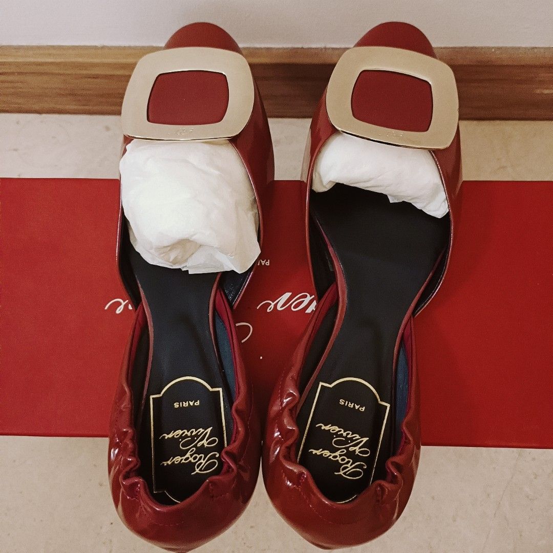 Roger Vivier Red Maroon 37.5