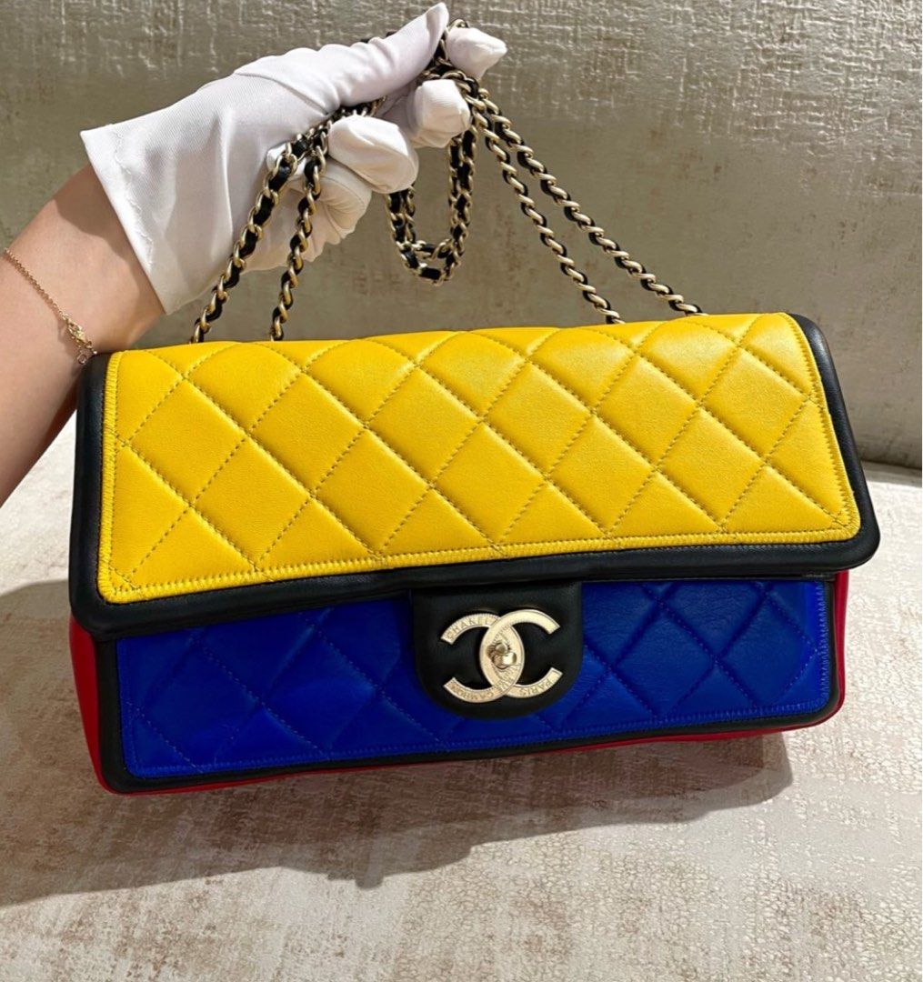 Chanel clearance tricolor bag