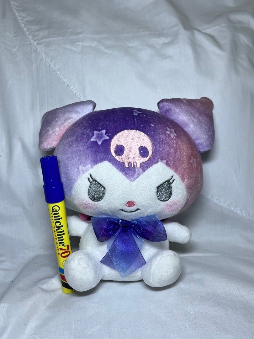 Sanrio Kuromi Pink Purple Plush, Hobbies & Toys, Toys & Games on Carousell