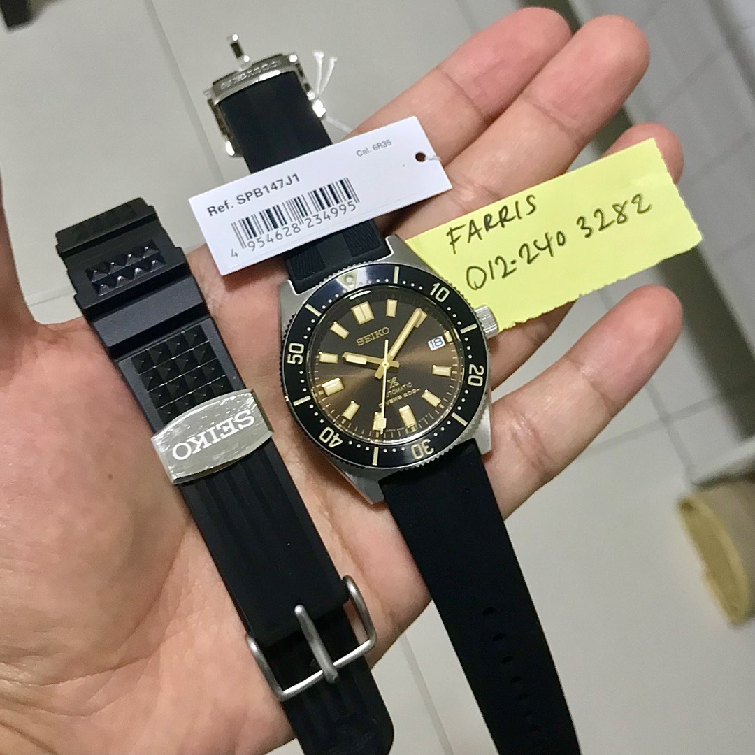 Seiko Spb147J Year 2022 free waffle strap Men s Fashion Watches