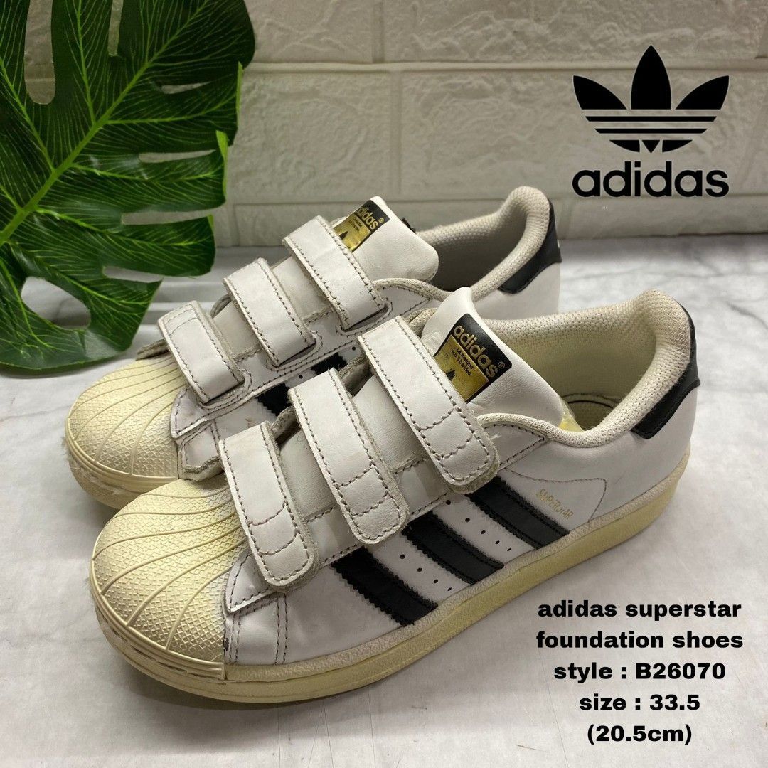 Sepatu Anak Adidas B26070 Superstar Foundation Shoes size 33 5 20
