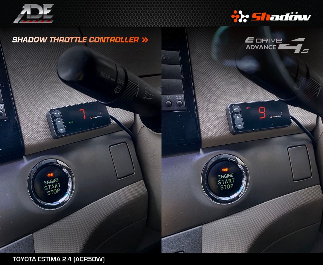 SHADOW THROTTLE CONTROLLER ON TOYOTA ESTIMA 2.4 (ACR50W), Car ...