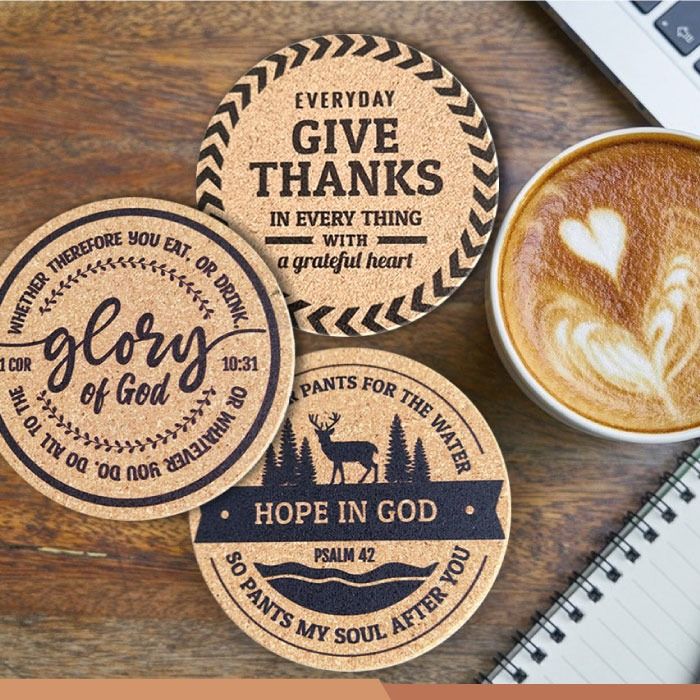 Christian outlet drink coasters