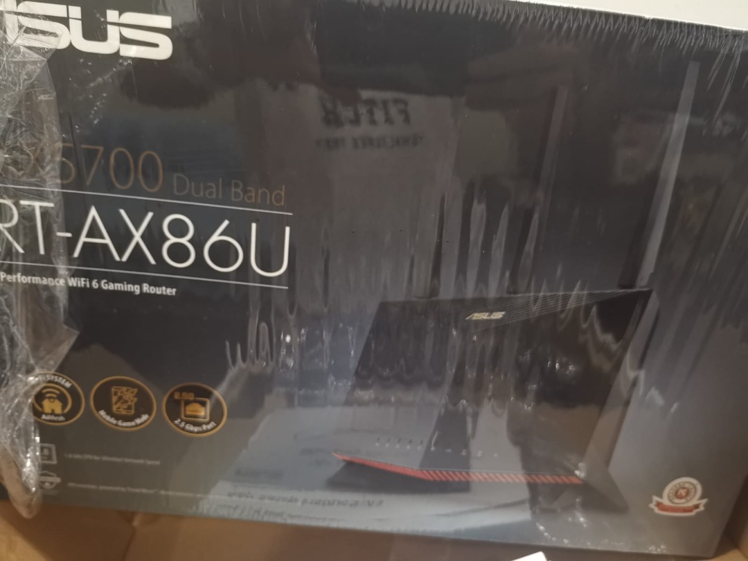 Singtel ASUS AX5700 WiFi 6 Gaming Router RT-AX86U, Computers & Tech ...