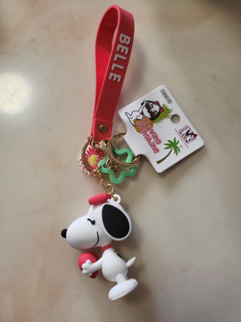 Snoopy Keychain, Hobbies & Toys, Toys & Games on Carousell
