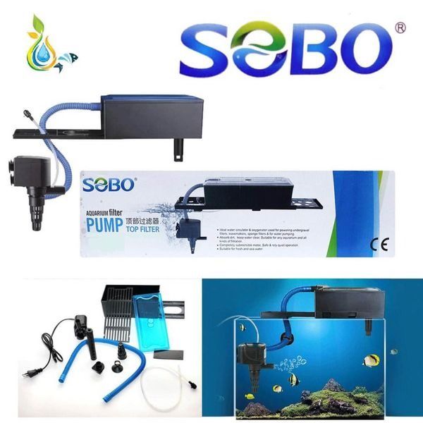 SOBO Aquarium Pump Top Filter WP1880F, Pet Supplies, Homes & Other Pet