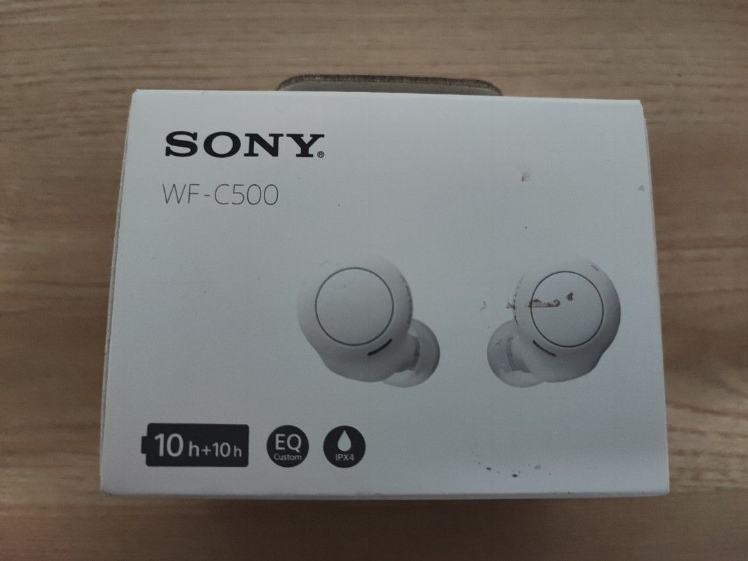Sony WF C500 wireless headset, Audio, Headphones & Headsets on Carousell
