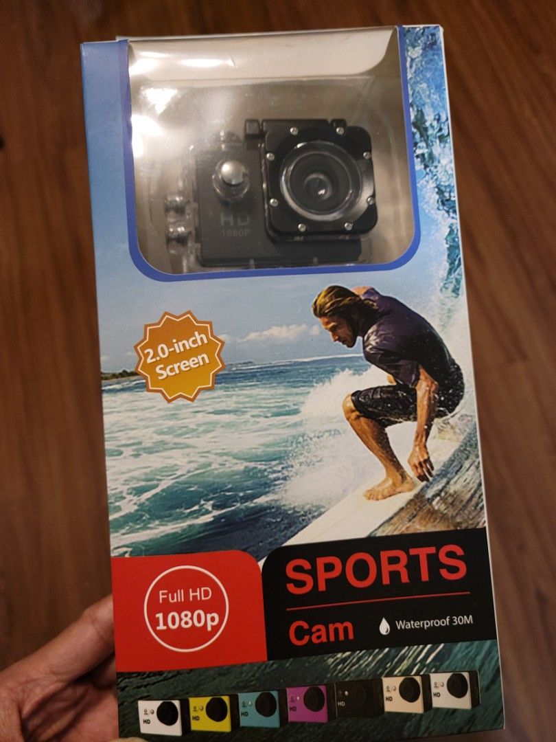 全高清運動攝影機 Sports Cam Full HD1080p, 攝影器材, 相機 - Carousell