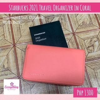 Starbucks 2021 Travel Organizer in Coral