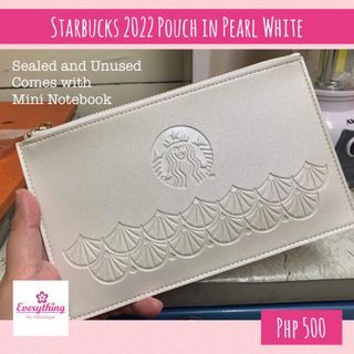 Starbucks 2022 Pouch in Pearl White