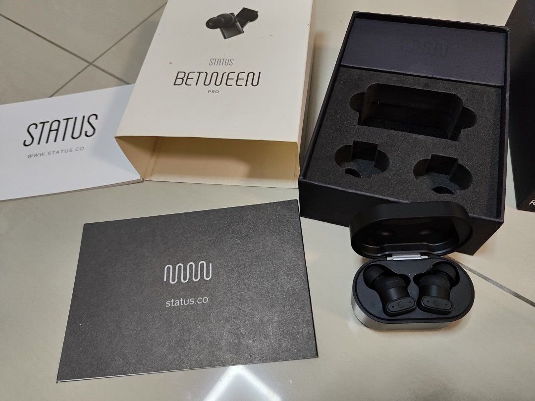 Status Between Pro earbuds, Audio, Earphones on Carousell