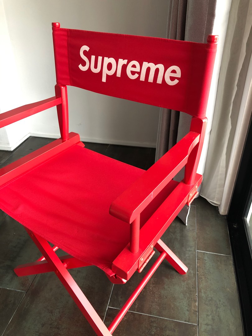Supreme Director's Chair (Red) Frame only , Furniture & Home Living