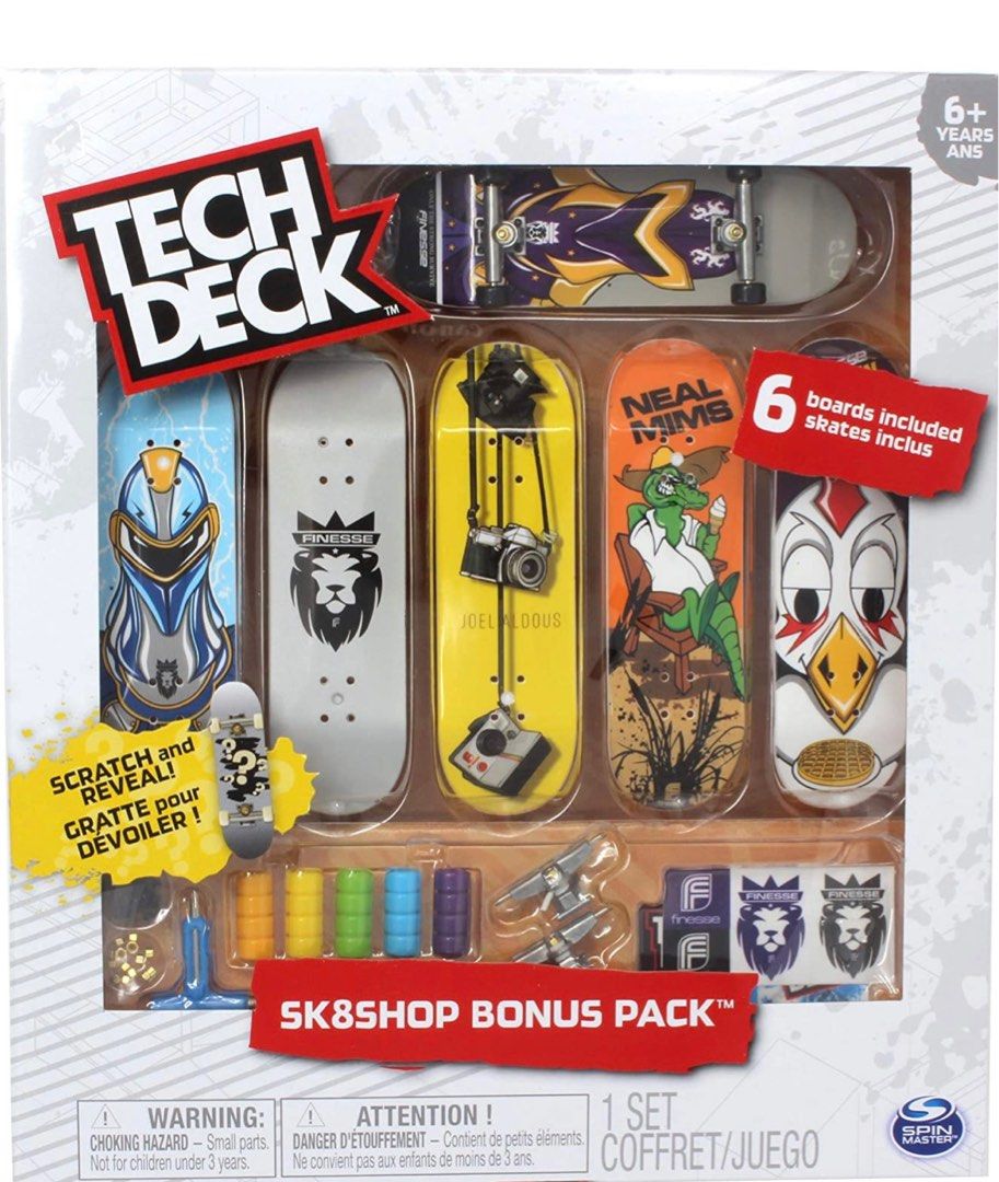 Scratch and sales reveal tech deck