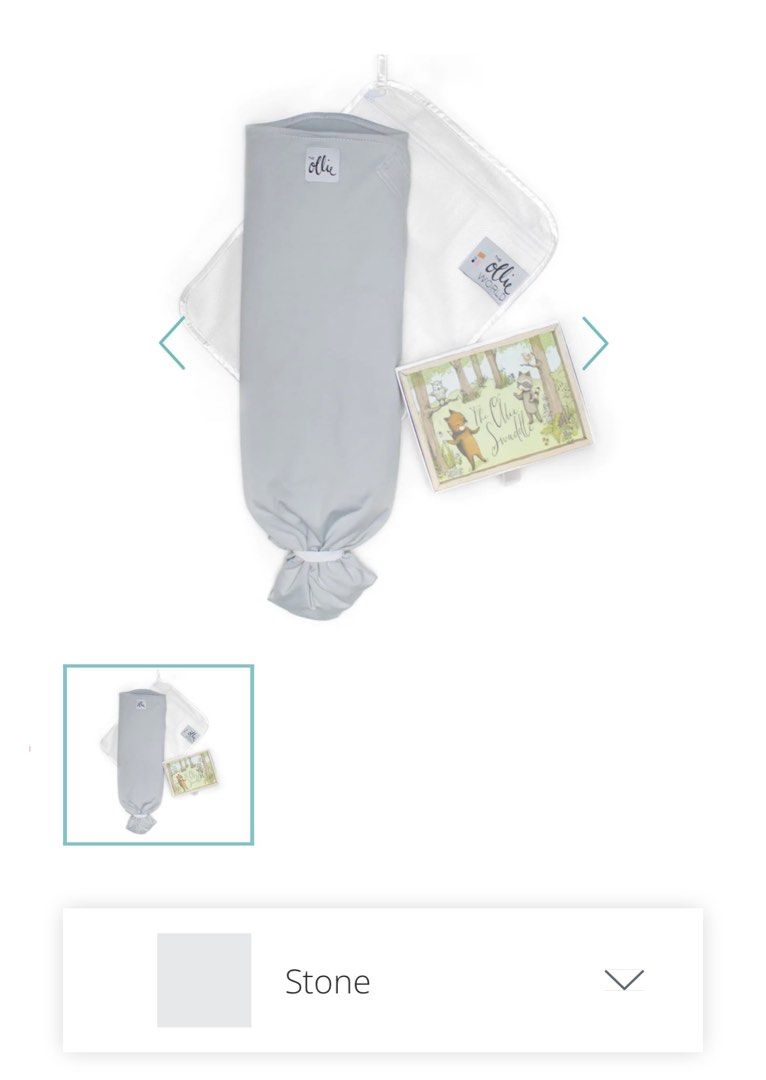 Ollie swaddle stone clearance