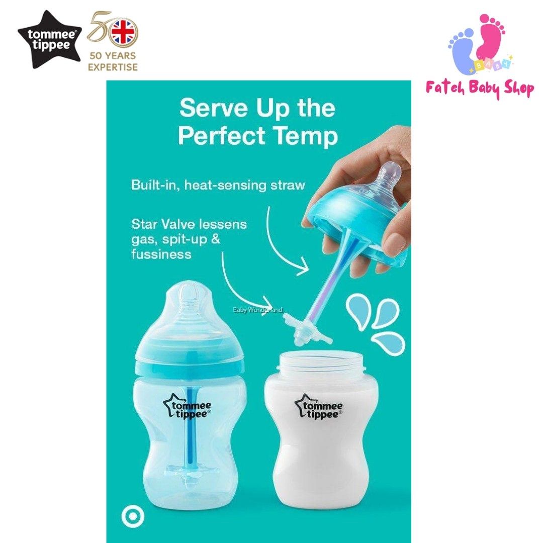 Tommee tippee sales heat sensing bottles