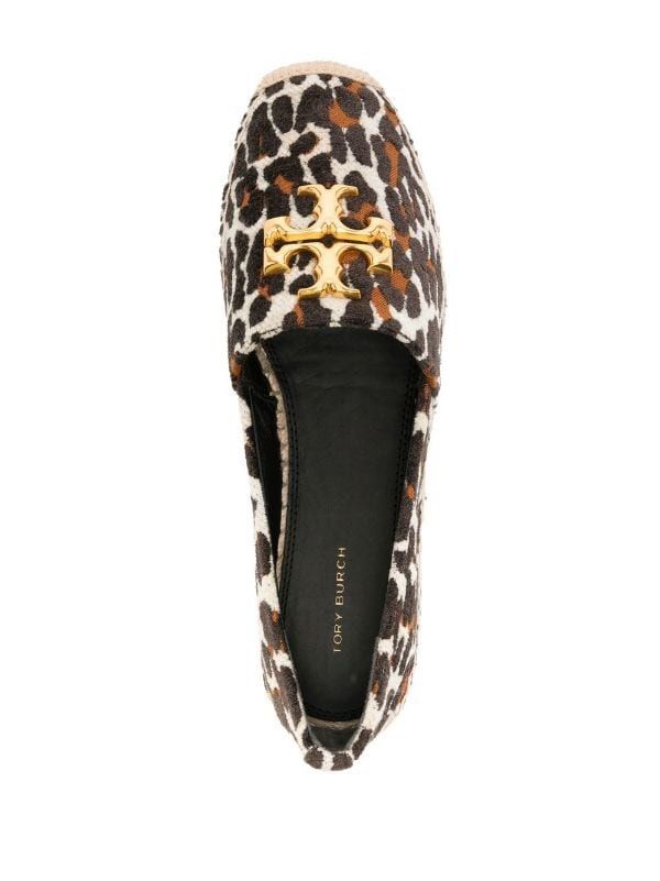 Tory Burch Eleanor leaped print leopard espadrilles