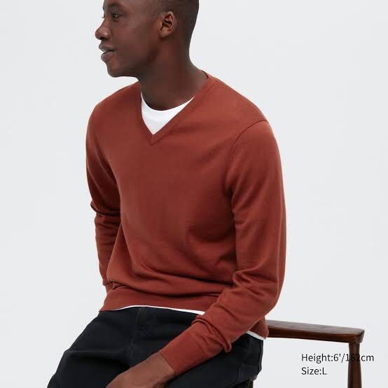 Uniqlo men's hotsell v neck sweater