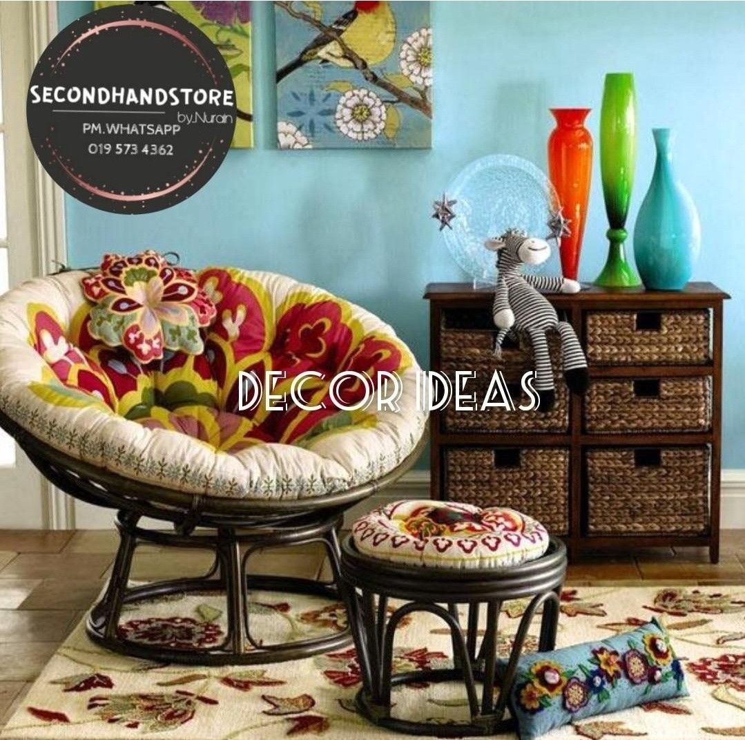 Papasan chair store second hand