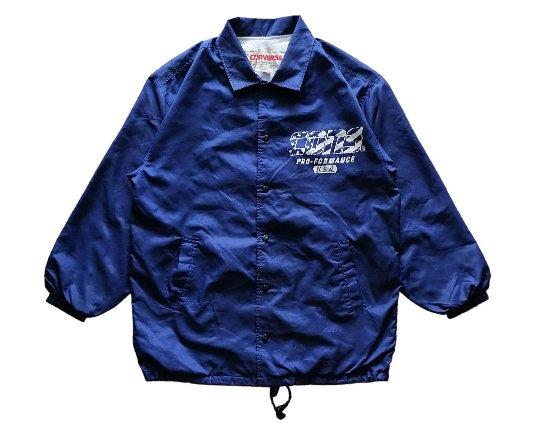 VINTAGE 80s CONVERSE COACH JACKET Men s Fashion Coats Jackets