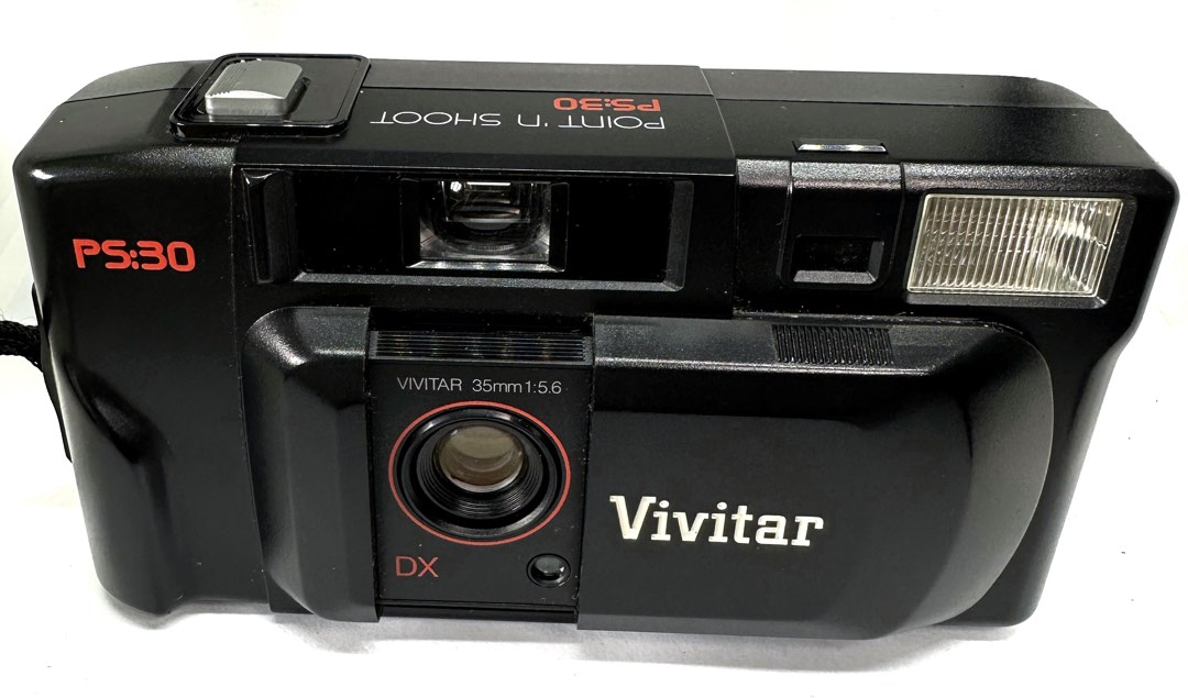 Vivitar point and shoot PS30 35mm camera, Photography, Cameras on Carousell
