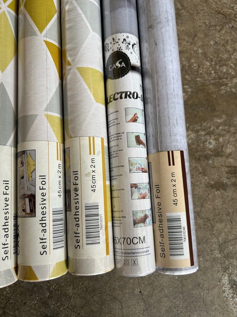 Wallpapers sticker set, Furniture & Home Living, Home Decor, Wall Decor