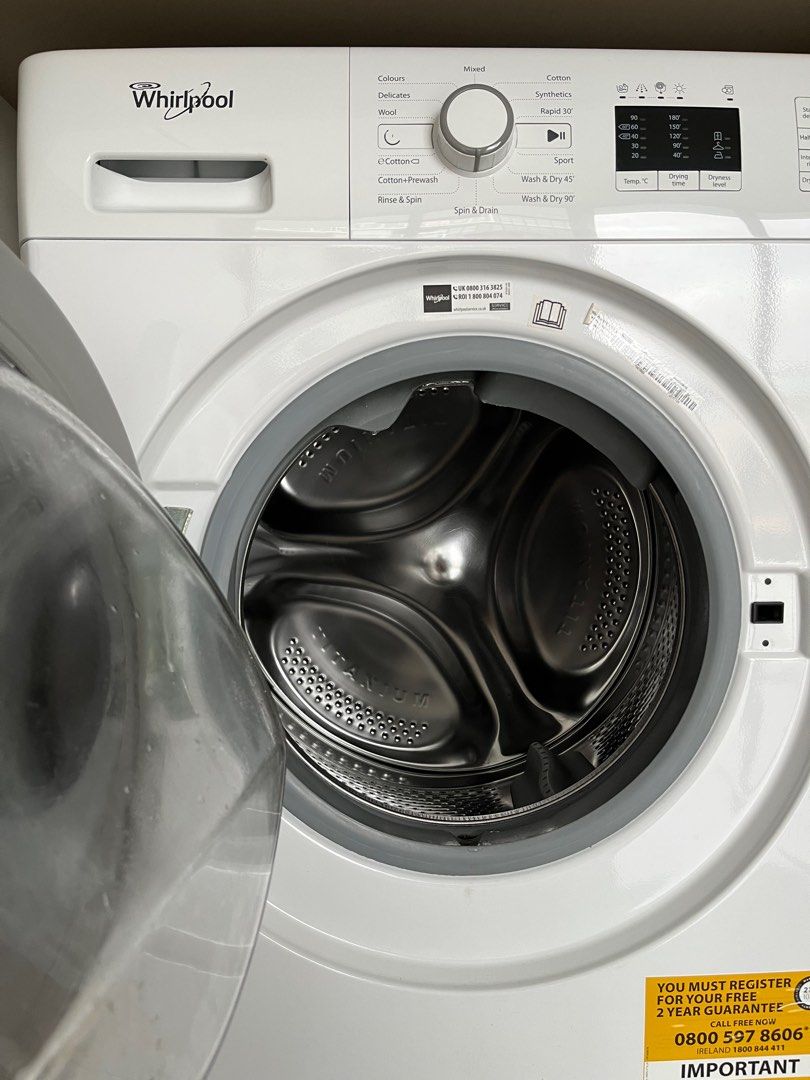 Whirlpool washing machine and dryer, TV & Home Appliances, Washing