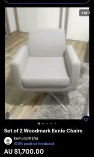 Woodmark eenie swivel chairs set of 2