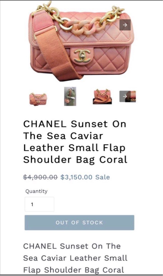 chanel sunset on the sea