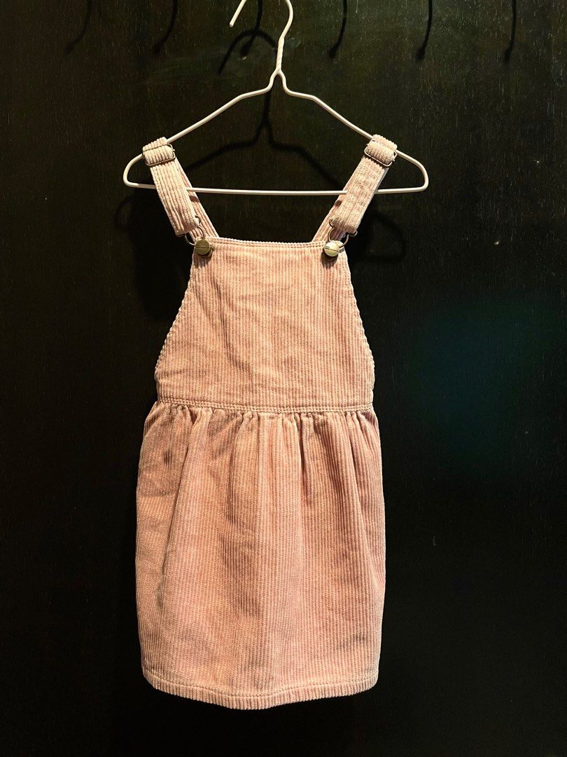 Zara corduroy pinafore dress discount
