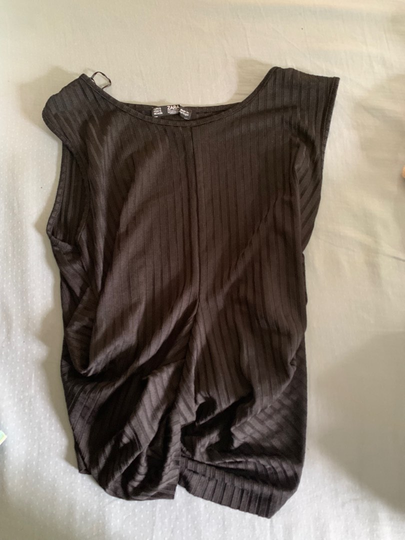 Zara Twist Top, Women's Fashion, Tops, Sleeveless on Carousell