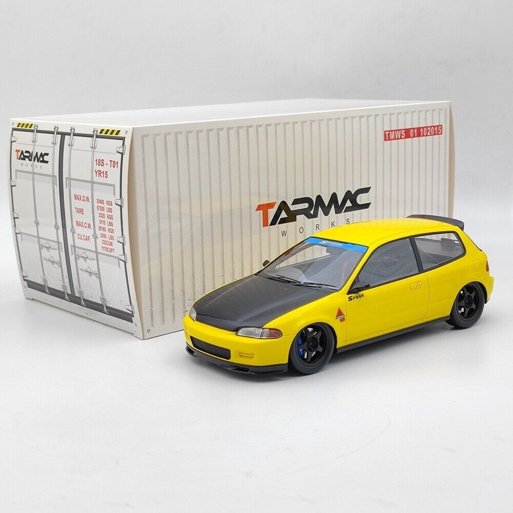 冬の華 TARMAC WORKS 1/18 HONDA CIVIC EG6 マカオカップ