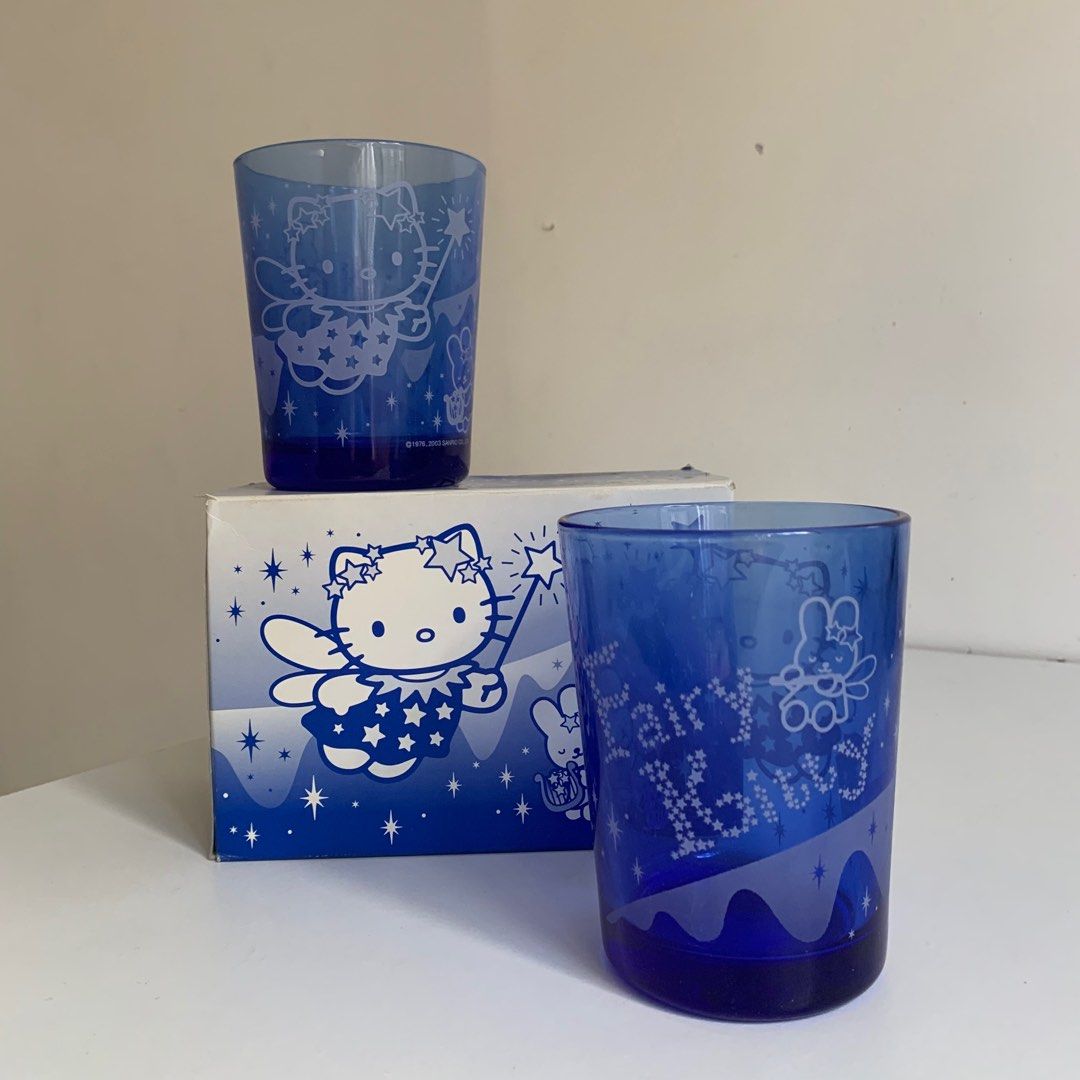 2 Hello Kitty Large Blue Glass (Category: Dinnerware & Cutlery) located in Rodriguez. Submitted by peanutb (Listing ID 1205103254, Image 3). Description: .