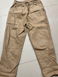 韓國製卡其工裝褲