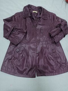 深紫色 秋冬款防風外套