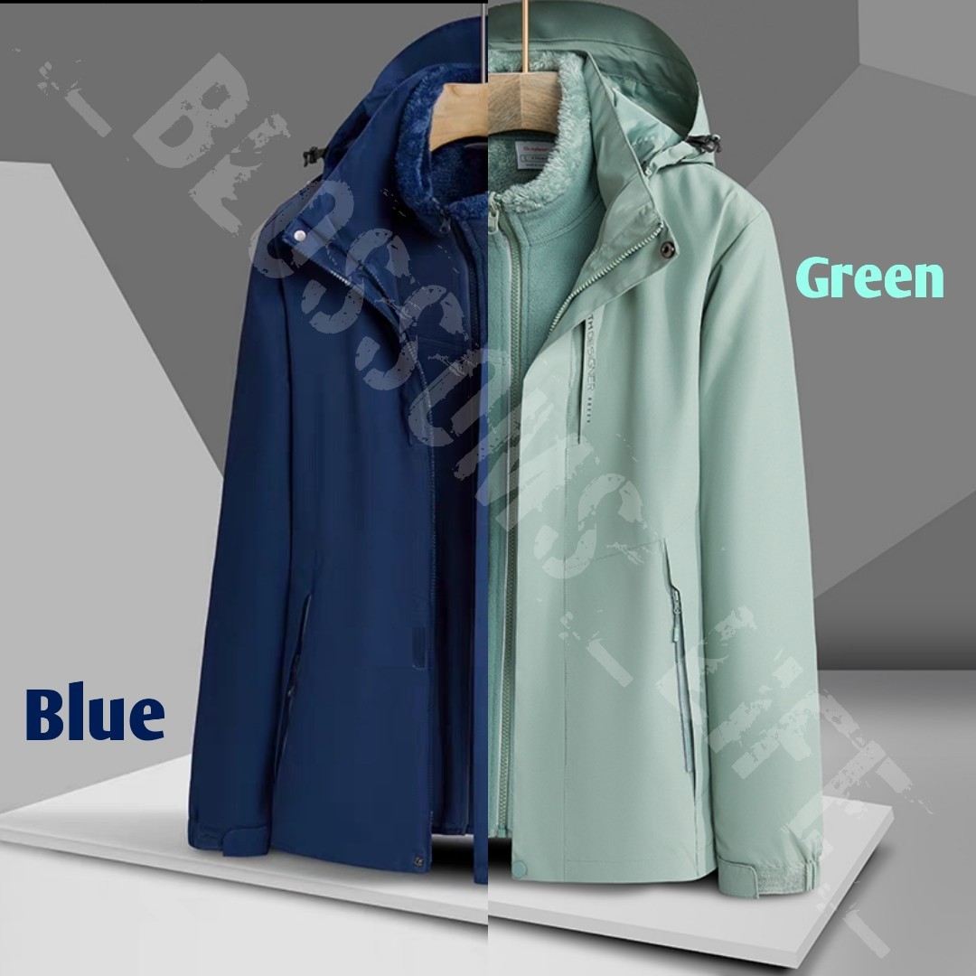 預】三合一抓絨内膽防水防風外套3-in-1 Fleece Liner Waterproof and