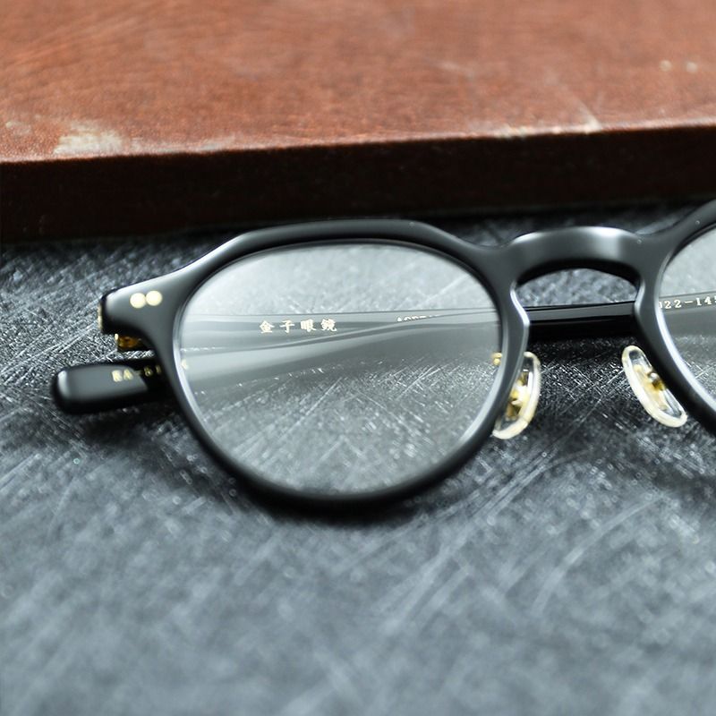 金子眼鏡, KA51 BK , SIZE: 48-22-145, 男裝, 手錶及配件, 眼鏡- Carousell
