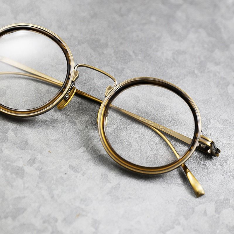 金子眼鏡, KJ-51 , BRH, SIZE:45-23-145, 男裝, 手錶及配件, 眼鏡 