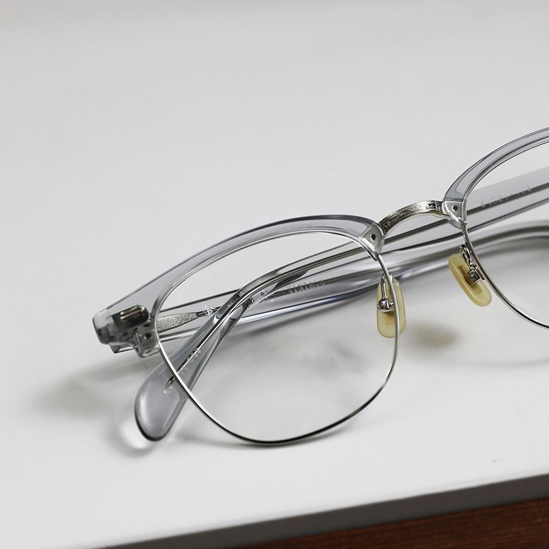 金子眼鏡, KV-131 CGY, SIZE:54-21-155, 男裝, 手錶及配件, 眼鏡